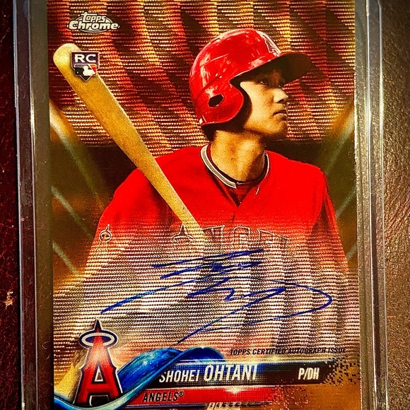 Shohei Ohtani Autographed Rookie Card